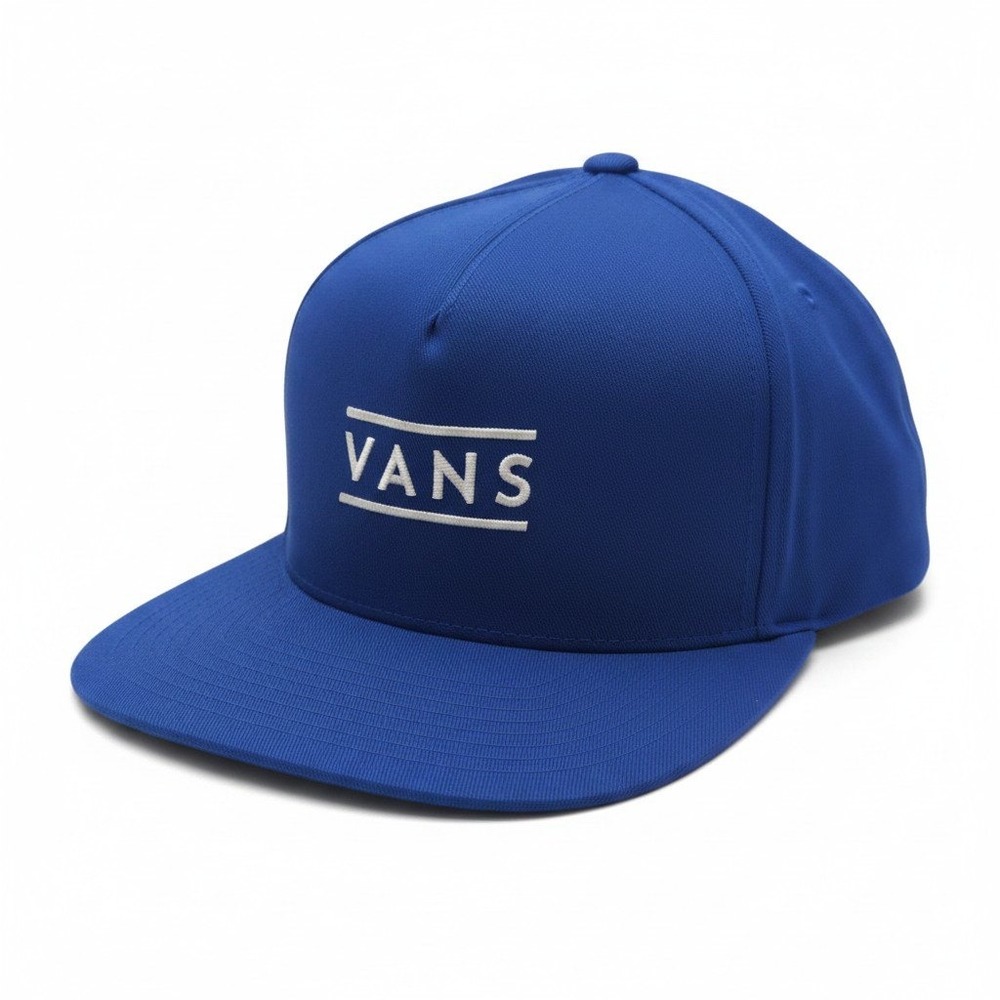 Vans Half Box‎ Snapback Hat Blue White Logo Adjustable Cap VN000HSF7WM Mens OS